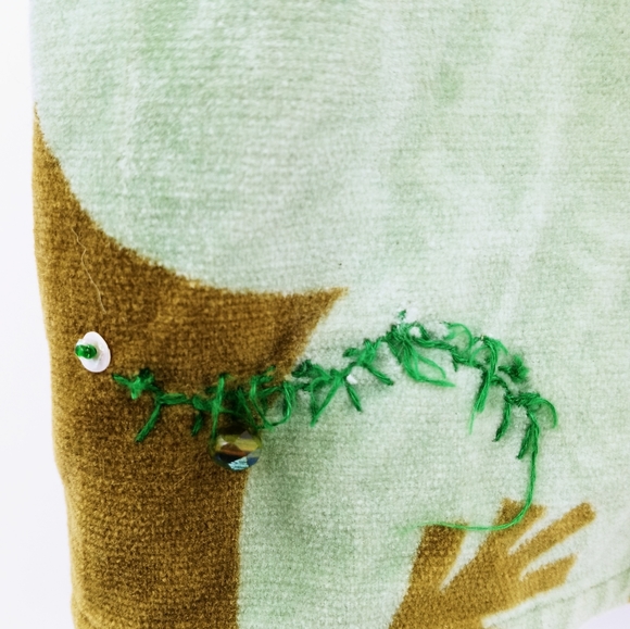 Oilily Graphic Velvet Sleeveless Dress - Picture 13 of 13